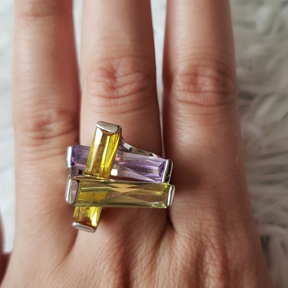 Kate bissette Silvertone ring